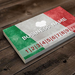Fidelización Tarjeta de puntería de fidelidad de Pizza Busines