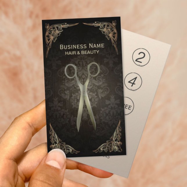 Fidelización Tarjeta de puntería de fidelidad de salón de belle (Subido por el creador)