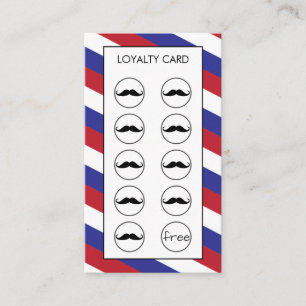 Fidelización Tarjeta de puntería de lealtad de Barber Shop