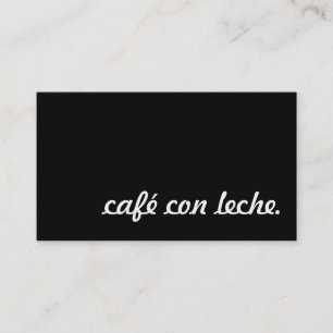 Fidelización tarjeta de puntuación de lealtad a cafe con leche