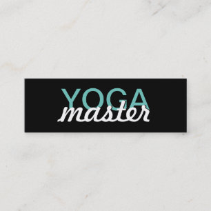 Fidelización tarjeta de punzonado maestro de yoga