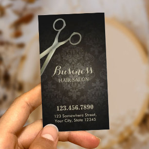 Fidelización Tarjeta de punzonado   Salón de Anitique Scissor D