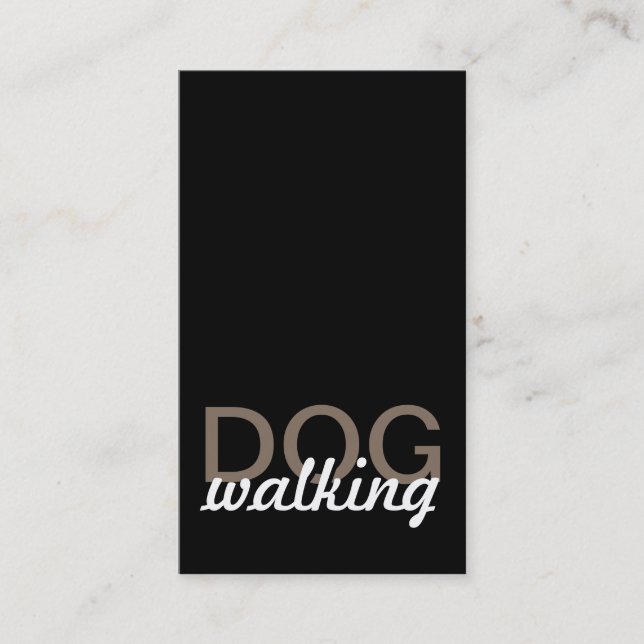 Fidelización tarjeta de punzonaje para caminar de perro (Anverso)