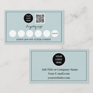 Fidelización Tarjeta de Recompensa Empresarial con Código QR de