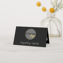 FIDELIZACIÓN TARJETA DE RECOMPENSACIÓN DE LOGOTIPO DEL CLIENTE 