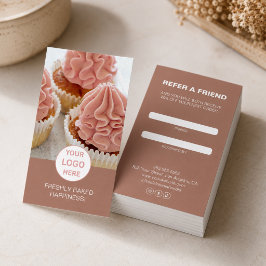Fidelización Tarjeta de Referencia Comercial con Logotipo Perso