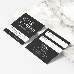 Fidelización Tarjeta de referencia de Black Square