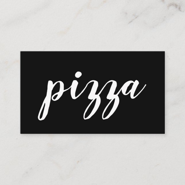 Fidelización tarjeta de sacador de la lealtad de la pizza (Anverso)