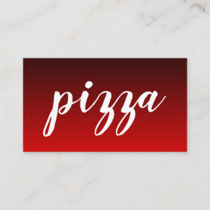 Fidelización tarjeta de sacador de la lealtad de la pizza
