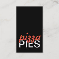 tarjeta de sacador de las empanadas de pizza