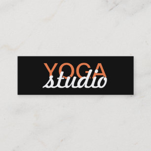 Fidelización tarjeta de sacador del estudio de la yoga