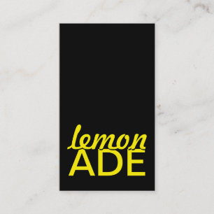 Fidelización tarjeta de sacador del puesto de limonadas