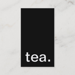 Fidelización tarjeta de sacador del té