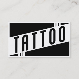 Fidelización tarjeta de sacador retra del tatuaje