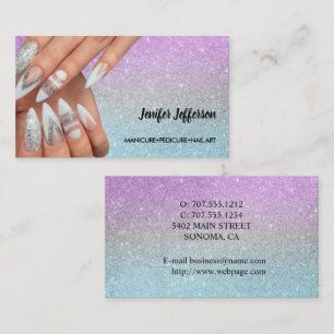 Fidelización Tarjeta de visita Nail Salon