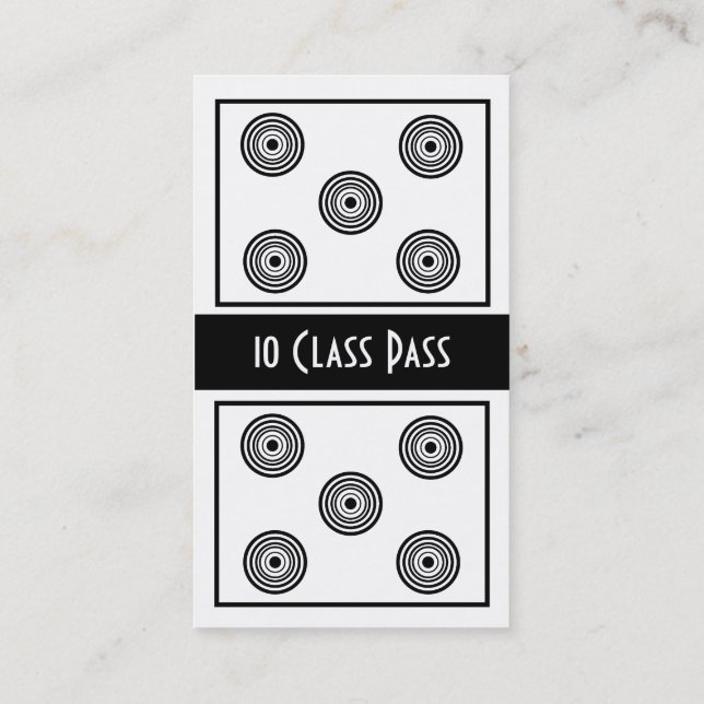 Fidelización Tarjeta del paso de la clase de la tarjeta de (Reverso)