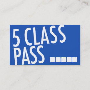 Fidelización Tarjeta del paso de la clase de la tarjeta de