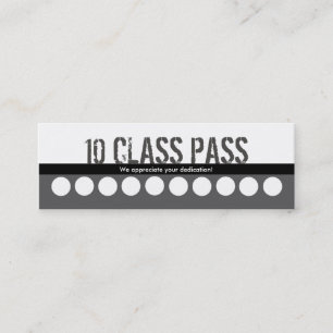 Fidelización Tarjeta mezclada del paso de la clase de la