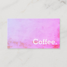 Fidelización Tarjeta para el café de fidelidad simple de Miami 