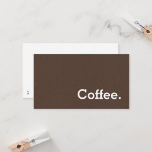 Fidelización Tarjeta perforada oscura del café de la lealtad d