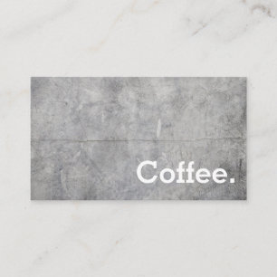 Fidelización Tarjeta perforada simple concreta del café de la
