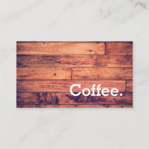 Fidelización Tarjeta perforada simple Rico del café de la