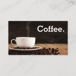 Fidelización Tarjeta simple de fidelidad y judías