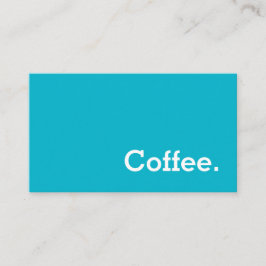 Fidelización Tarjeta simple para el café de fidelidad brillante