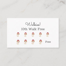 Fidelización Travesía de perro con tarjeta de fidelidad de Groo