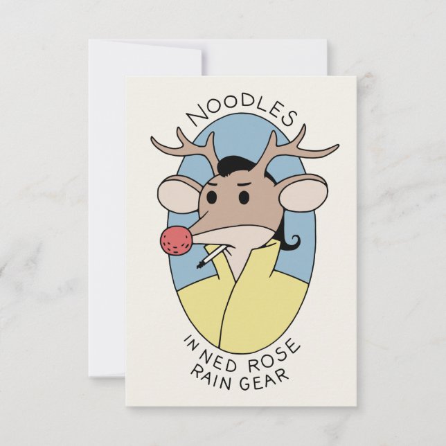 Fideos En El Engranaje De Lluvia Del Rosa Ned (Anverso)