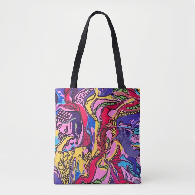 ‘Fiebre de la Selva’ Diseño de la Bolsa de Tote (Anverso)