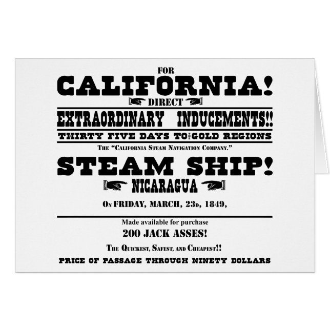 Fiebre del oro de California (Anverso (Horizontal))