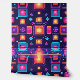 Fiebre Disco Retro 80 | Mural de pared de palo y p