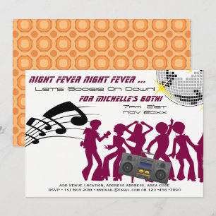 Fiebre nocturna de Invitación a Boogie de RETRO 60