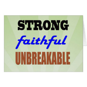 Fiel fuerte inquebrantable