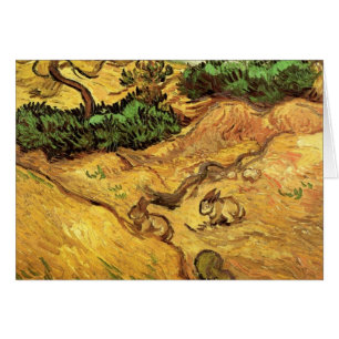 Field with Two Rabbits by Vincent van Gogh