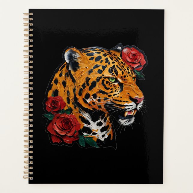 Fierce Grace: Cuaderno de tigres y Rosas (Anverso)