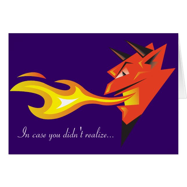 Fiery Devil's Head "En funda no te diste cuenta... (Anverso (Horizontal))