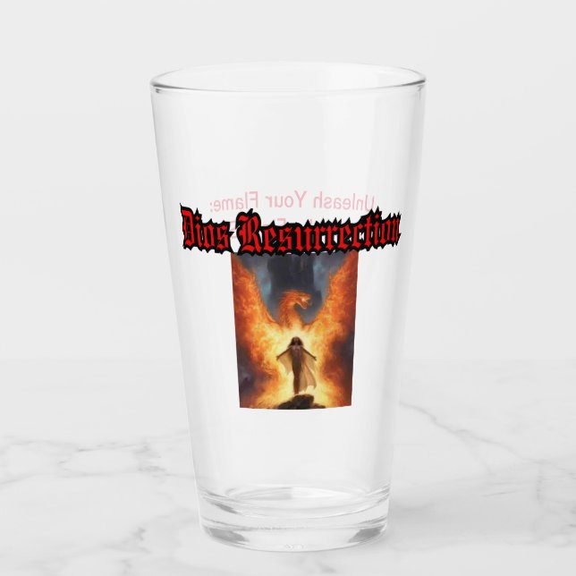Fiery Dragon Spirit Glass Cup (Anverso)
