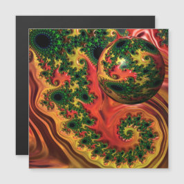 Fiery Elegance - Un estudio en tarjeta de compleji