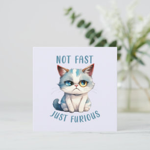 Fiery Feline Spirit - Diseño de gato enfurecido