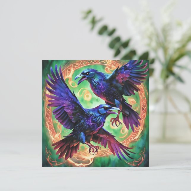 Fiery Raven (Anverso de pie)