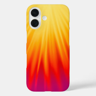 Fiery Sunset Ombre iPhone 16 Funda