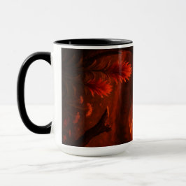 Fiery Volcano Mug - Audaz Copa de Café para la Nat