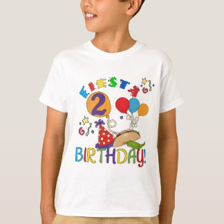 Fiesta 2º cumpleaños T camisetas y regalos