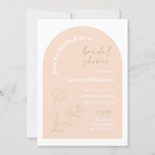 Fiesta A115 De Bodas Retro Invitación De Ducha De