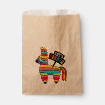 Fiesta a favor de las bolsas con piñata de burro