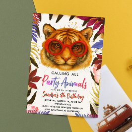 Fiesta animal - Invitación a la fiesta de cumpleañ