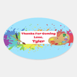 Fiesta Artista Gracias Pegatina