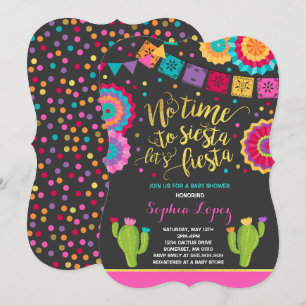 Fiesta Baby Shower Invitación a la Baby Shower mex